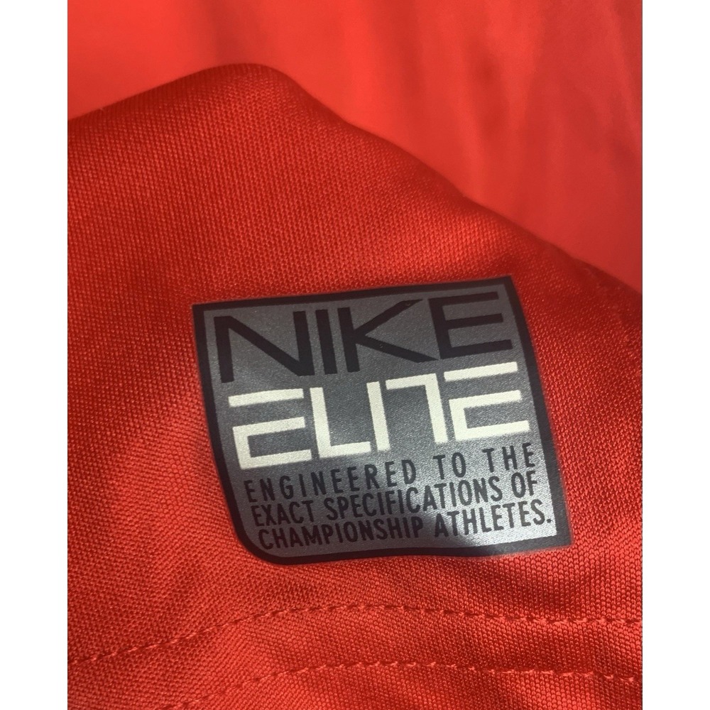 Nike ELITE DriFit Hoodie Sweatshirt Men's L Red/Black Swoosh Activewear - Picture 4 of 7